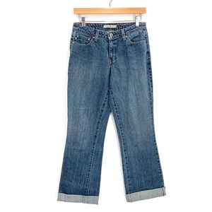 Tommy Hilfiger Boyfriend Cut Medium Wash Mid Rise Jeans Size 2